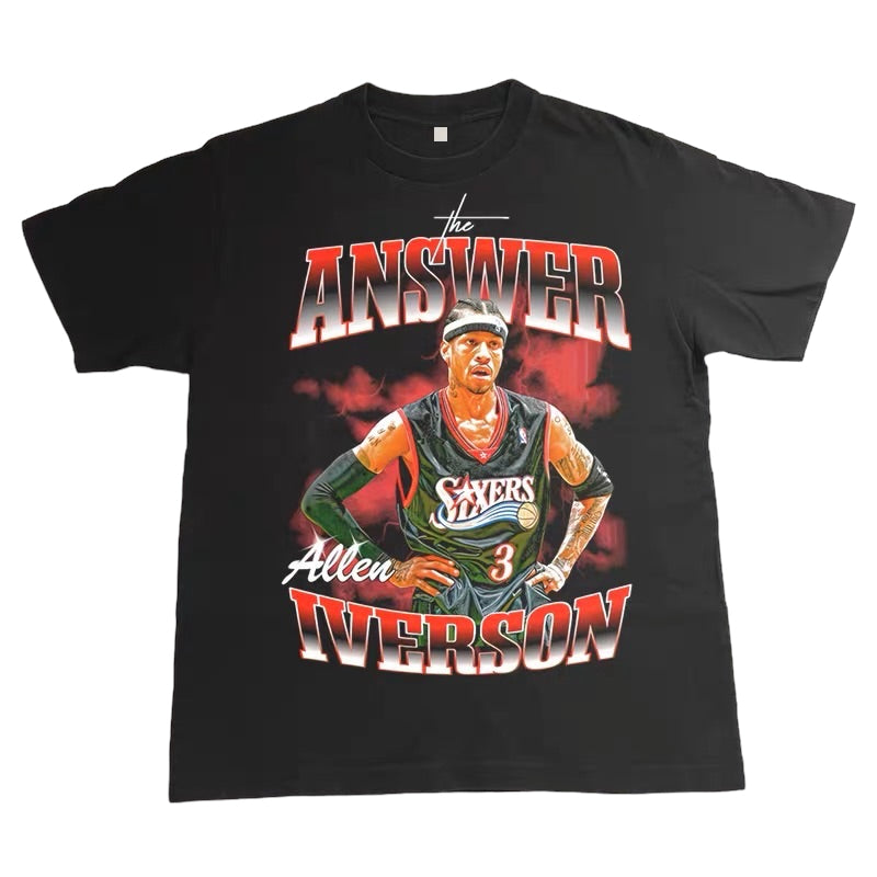 Allen Iverson Vintage Classic Throwback Basketball Shirt