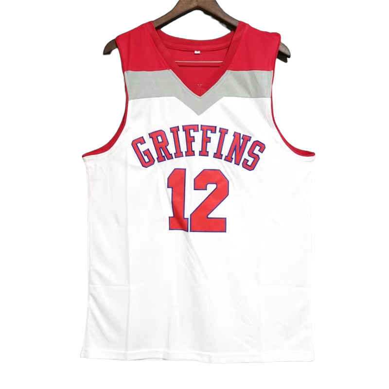 Zion Williamson #12 Griffins Classic Throwback Vintage Jersey