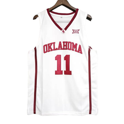 Trae Young #11 Oklahoma Classic Throwback Vintage Jersey