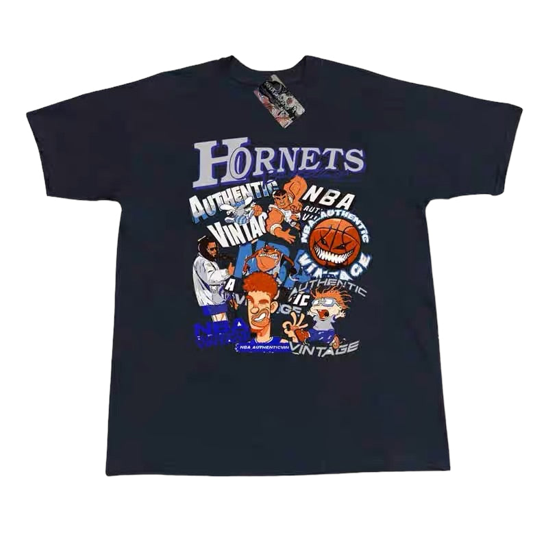 Hornets Vintage Classic Throwback Basketball Shirt