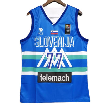 Luka Doncic #77 Slovenia Classic Throwback Vintage Jersey