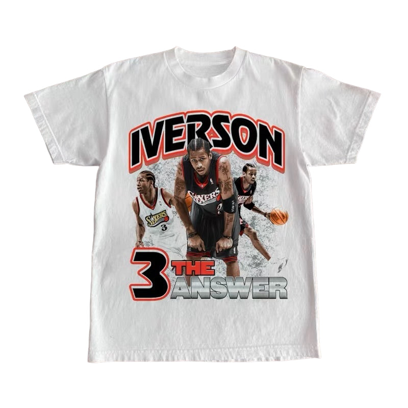 Allen Iverson Vintage Classic Throwback Basketball Shirt