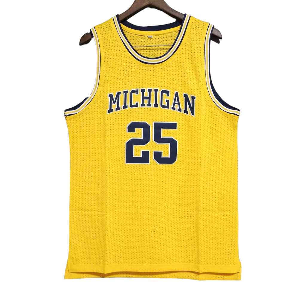 Howard #25 Michigan Wolves Classic Throwback Vintage Jersey