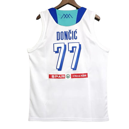 Luka Doncic #77 Slovenia Classic Throwback Vintage Jersey