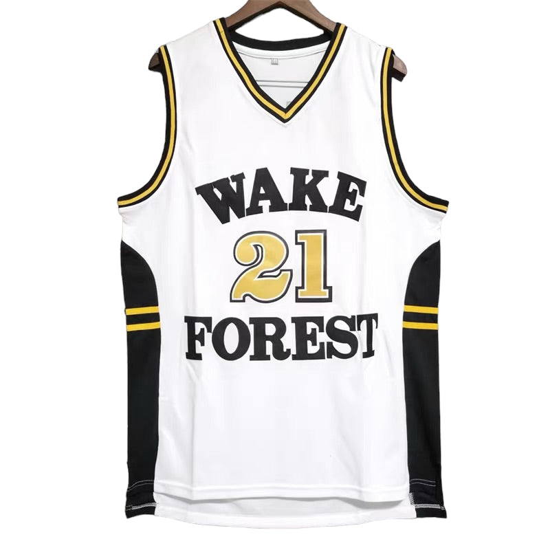 Tim Duncan #21 Wake Forest Classic Throwback Vintage Jersey